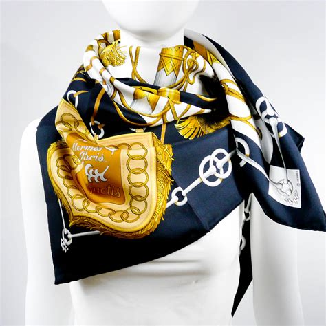 Hermes silk scarf history